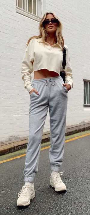 Princess Polly Nero Track Pants in Grey Size 2 New with tag thumbnail 1