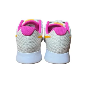 Nike Tanjun Shoes Sneakers Womens Size 9 White Pink Orange Running CK0062-100 thumbnail 4