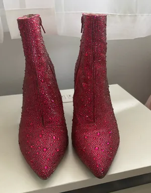 Betsey Johnson Booties Rhinestone thumbnail 2