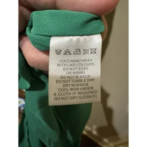 MESHKI Claire Satin Drape Back Maxi Dress in emerald green Size Medium thumbnail 6