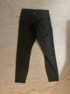 Green Lululemon Leggings Wunder Under 25" thumbnail 2