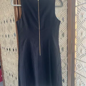 Elegant Lilly Pulitzer Black Dress with Gold Embroidery thumbnail 5