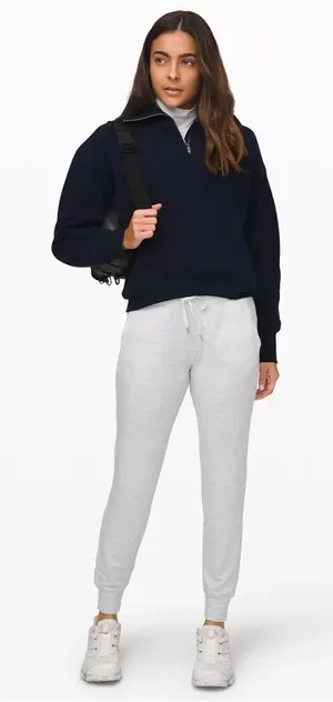 Lululemon Warm Down Jogger Soft Touch | Heathered Grey thumbnail 1