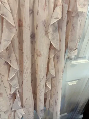 Motf pink floral midi dress size medium thumbnail 5