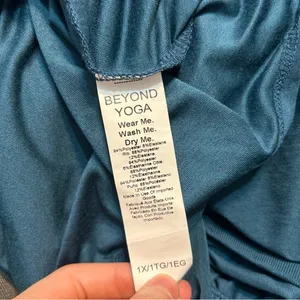 Beyond Yoga Featherweight Rebalance Tank Top Blue 1x Workout Cozy Loungewear thumbnail 5