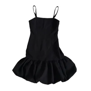 Chelsea28 Romy Womens XS Black Bubble Hem‎ Mini Dress Adjustable Straps thumbnail 8