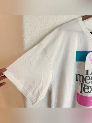 NWT Buddy Love Womens T Tee Shirt White Texas TexMex Size Large thumbnail 6