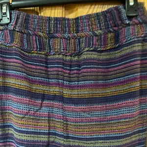 Free People Sweet Escape High‎ Waist Harem Woven Striped Pants Pouch Pockets XS thumbnail 12
