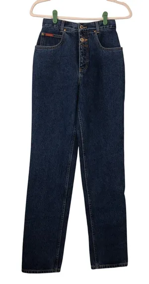 Lawman Jeans Size 5 Blue Western World Class Denim Jeans 5 90s Slim Vintage thumbnail 1