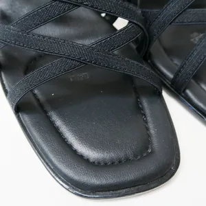 Vintage Y2K Fioni Black Elastic Strappy Heels thumbnail 8