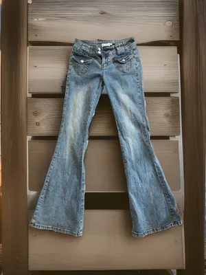 Thats So Fetch Low Rise Boot Cut Flare Jeans Blue Size undefined thumbnail 5