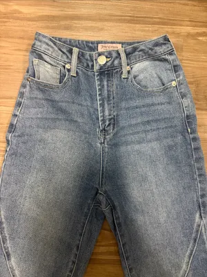 Juicy Couture 2 of Hearts Venice Jeans 00/23 Y2K Heart Pockets McBling $110 thumbnail 3