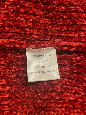 Arula Haisley Deep Red Chenille Waffle Sweater NWT 1X thumbnail 4