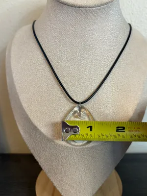 Handmade Clear Evil Eye Necklace  thumbnail 9