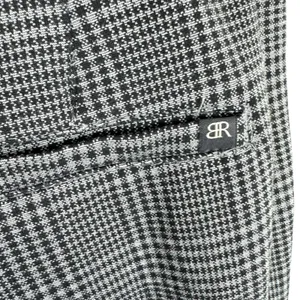 Banana Republic Black White Houndstooth Cropped High Rise Dress Pants Trousers 8 thumbnail 4