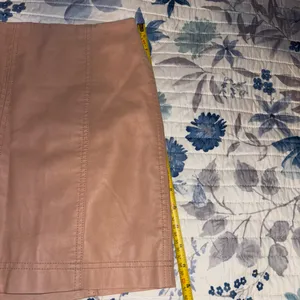 Free People Faux Suede Pink Skirt thumbnail 8