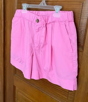 a new day High-Waist Pink Button-Front Shorts thumbnail 1