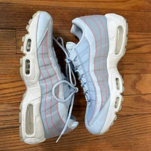 Nike Air Max 95 Half Blue Pink Gray Women's 9 Casual‎ Athletic Shoes thumbnail 5