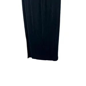 French Laundry Black Maxi Skirt‎ with Slit Stretch Career Casual Size M thumbnail 3