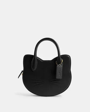 Coach Halloween Cat Crossbody Bag NWT CW615 Black Multi thumbnail 4