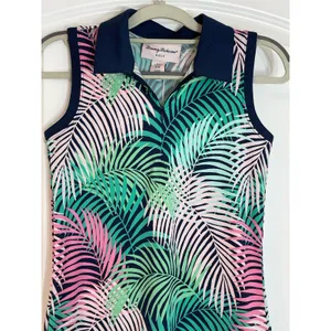 Tommy Bahama Sleeveless Polo Shirt XS Golf Tennis UPF Quick Dry Beachy NWT thumbnail 3
