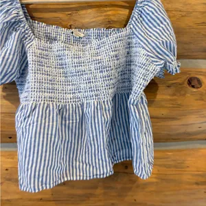American Eagle Puff Sleeve Smocked size XL thumbnail 3