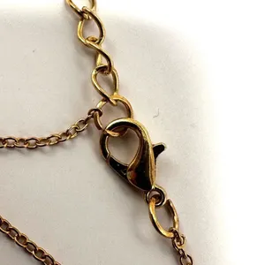 Leo zodiac sign gold tone pendant necklace thumbnail 4
