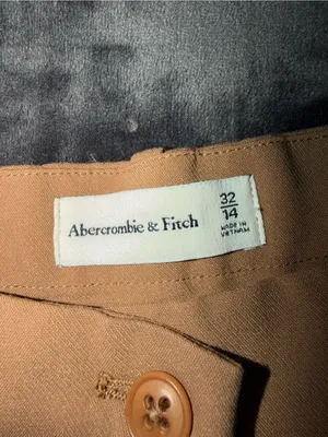 Abercrombie & Fitch Tailored Relaxed Straight Pant Size 32 (14) New with tag thumbnail 5