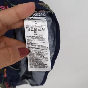 Old Navy Shirt Dress Womens L Sleeveless Navy Blue Floral Button-Down New thumbnail 5