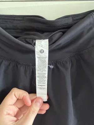 Lululemon Running Shorts Black Women's Athletic Shorts thumbnail 4