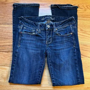 American Eagle skinny kick jeans size 2 thumbnail 1