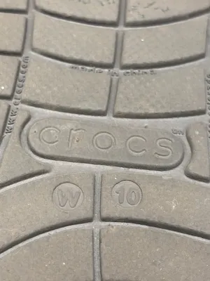 Crocs Edie Slide Sandals Women 9 Brown Stretch Criss Cross Straps Beach Slip On thumbnail 7