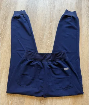 FIGS High-Waisted Zamora Pants Navy XS Petite thumbnail 2