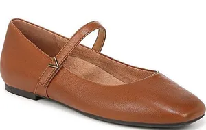 Brand New Vionic Alameda Leather Mary Jane Flats thumbnail 1