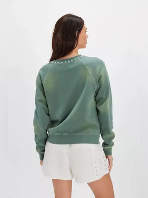 Free People Patchwork Butterfly Sweatshirt thumbnail 2