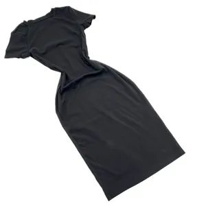 Midi Dress Slim For Bodycon Dress Office Dress Knee Length Short Sleeve Turtlene thumbnail 7