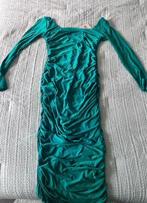Missguided Maternity Dress Green thumbnail 1