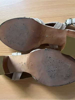 Corso como Cream Leather Strappy Block Heel Sandals thumbnail 9