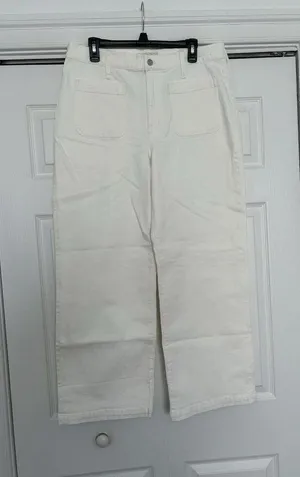 Madewell The Perfect Vintage Wide-Leg Jean w/Patch Pockets Vintage Canvas Sz 32 thumbnail 1