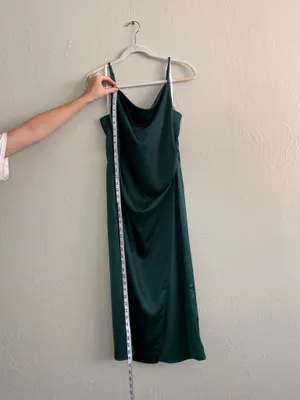 Lulus Midi Dress Green Emerald thumbnail 3