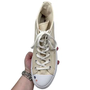 Converse Chuck Taylor Platform Beige Tan Embroidered Floral Flower Womens 11 thumbnail 15