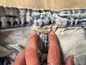 Sequin Hearts Saint and hearts flat jeans thumbnail 3
