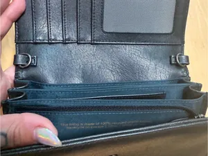 Matt & Nat Black Vegan Leather Long Wallet thumbnail 5
