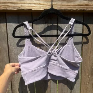 Lululemon Free to Be Serene Bra Long Line Lavender Purple Size 10 W2BGSL thumbnail 2