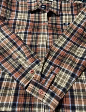Vans womens shacket size Medium thumbnail 2