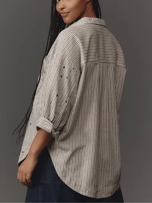 PILCRO Studio Smock Buttondown Shirt thumbnail 2