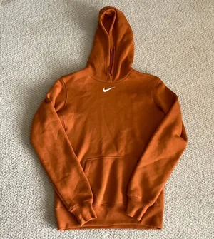 NEW Nike Texas Longhorns Burnt Orange Small Hooded Sweater Hoodie Cotton NWOT thumbnail 1