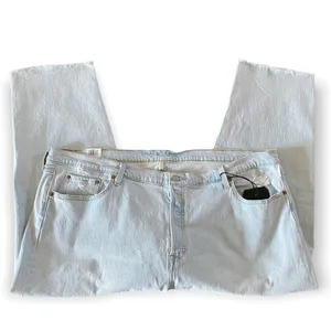 LEVI’S Cropped High Rise Straight Leg 501 Jean Size 26 NEW thumbnail 4