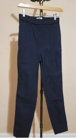Acne Studios Blue Straight Leg Pants New thumbnail 1