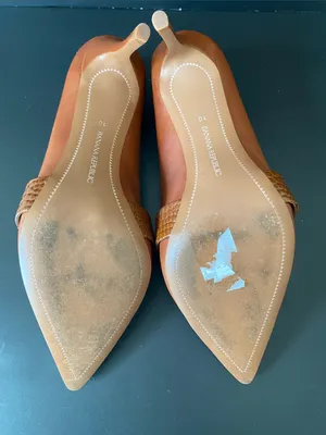 Banana Republic Leather Madison 12 Hour Loafer Pumps Tan Size 10 thumbnail 9